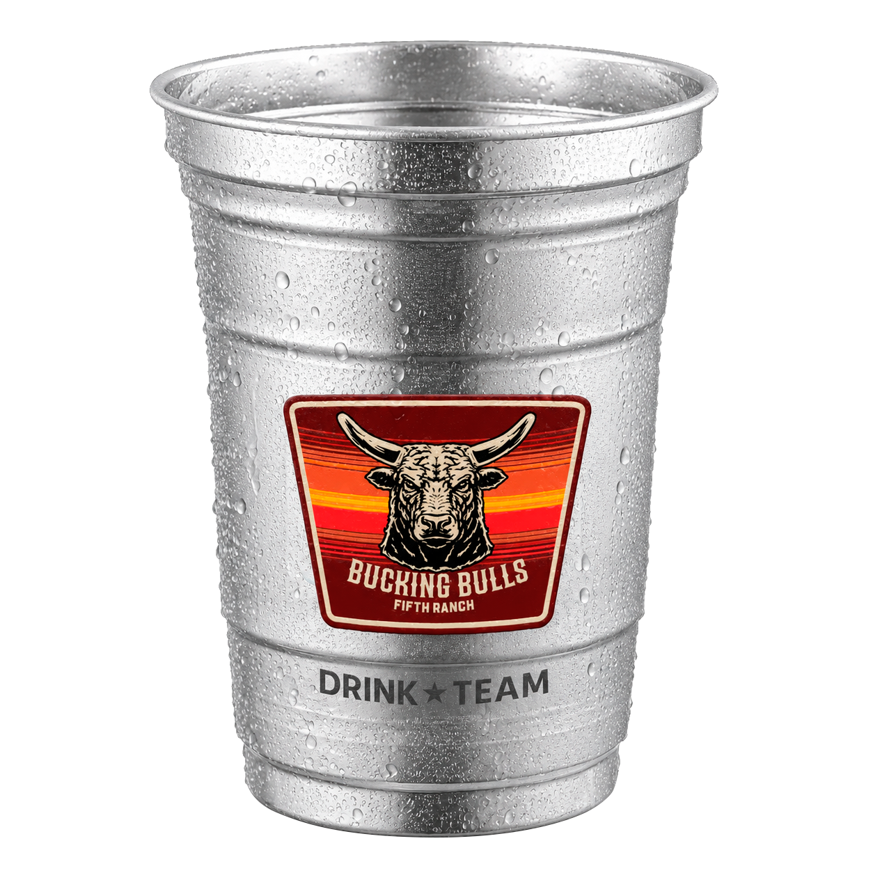 Aluminum Cup - Bucking Bulls