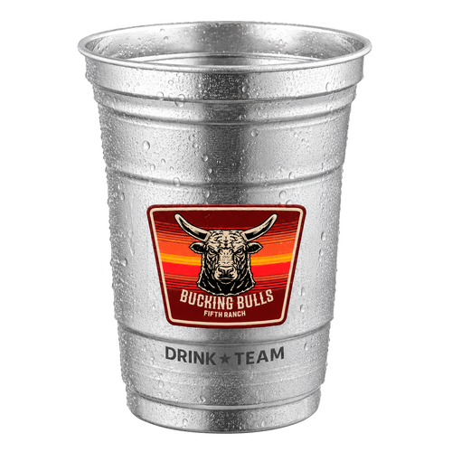 Aluminum Cup - Bucking Bulls