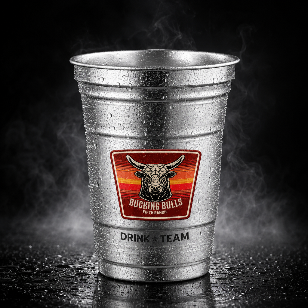 Aluminum Cup - Bucking Bulls