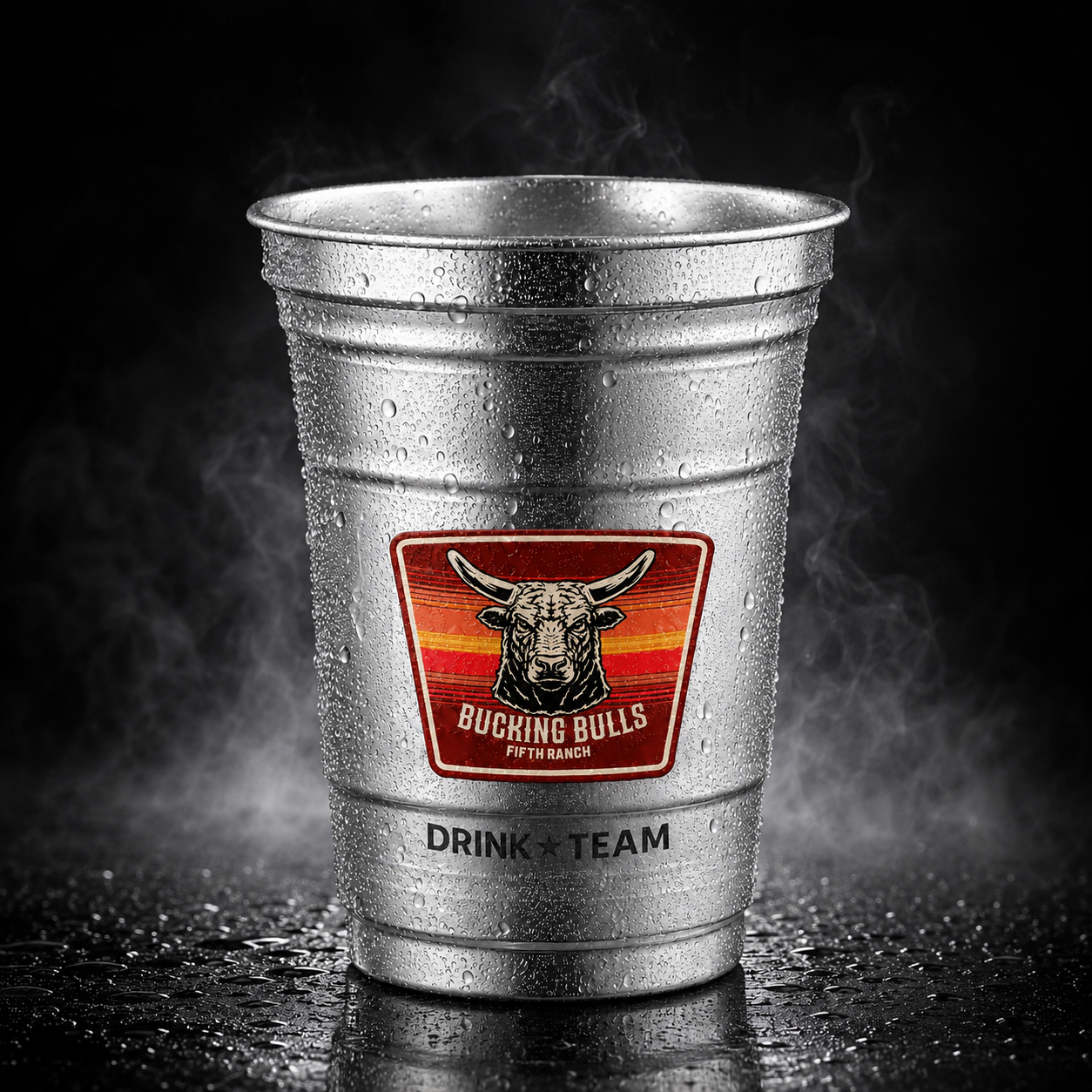 Aluminum Cup - Bucking Bulls