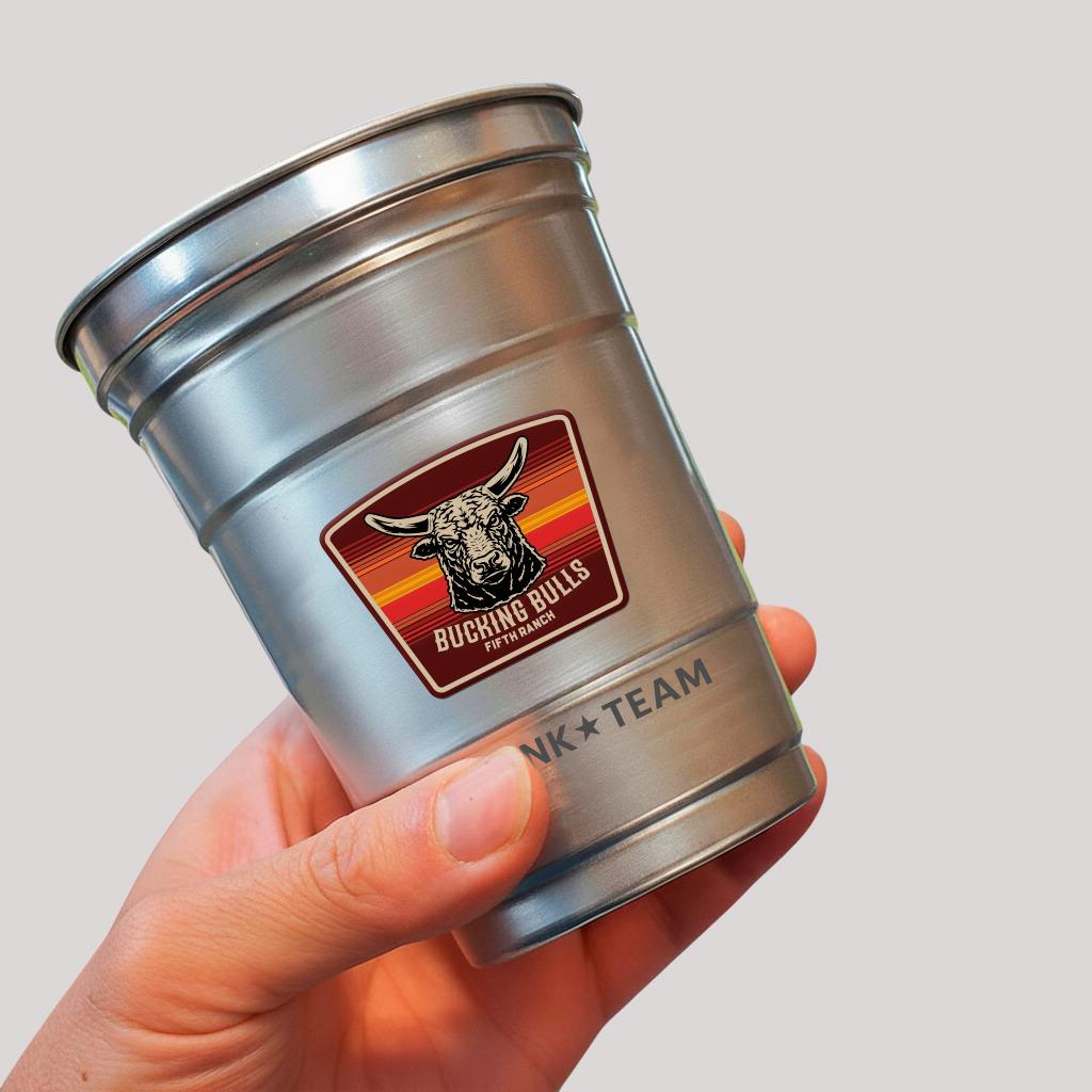 Aluminum Cup - Bucking Bulls