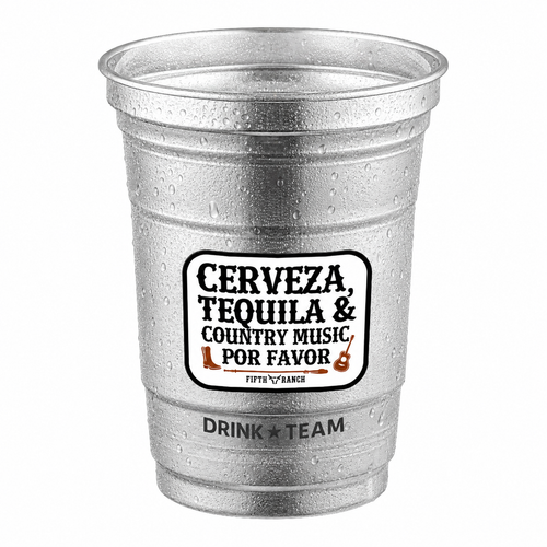 Aluminum Cup - Cerveza, Tequila & Country Music