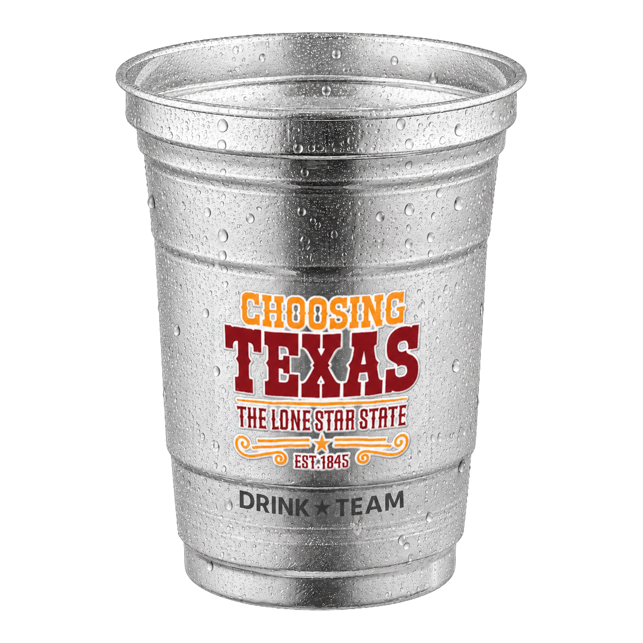 Aluminum Cup - Choosing Texas