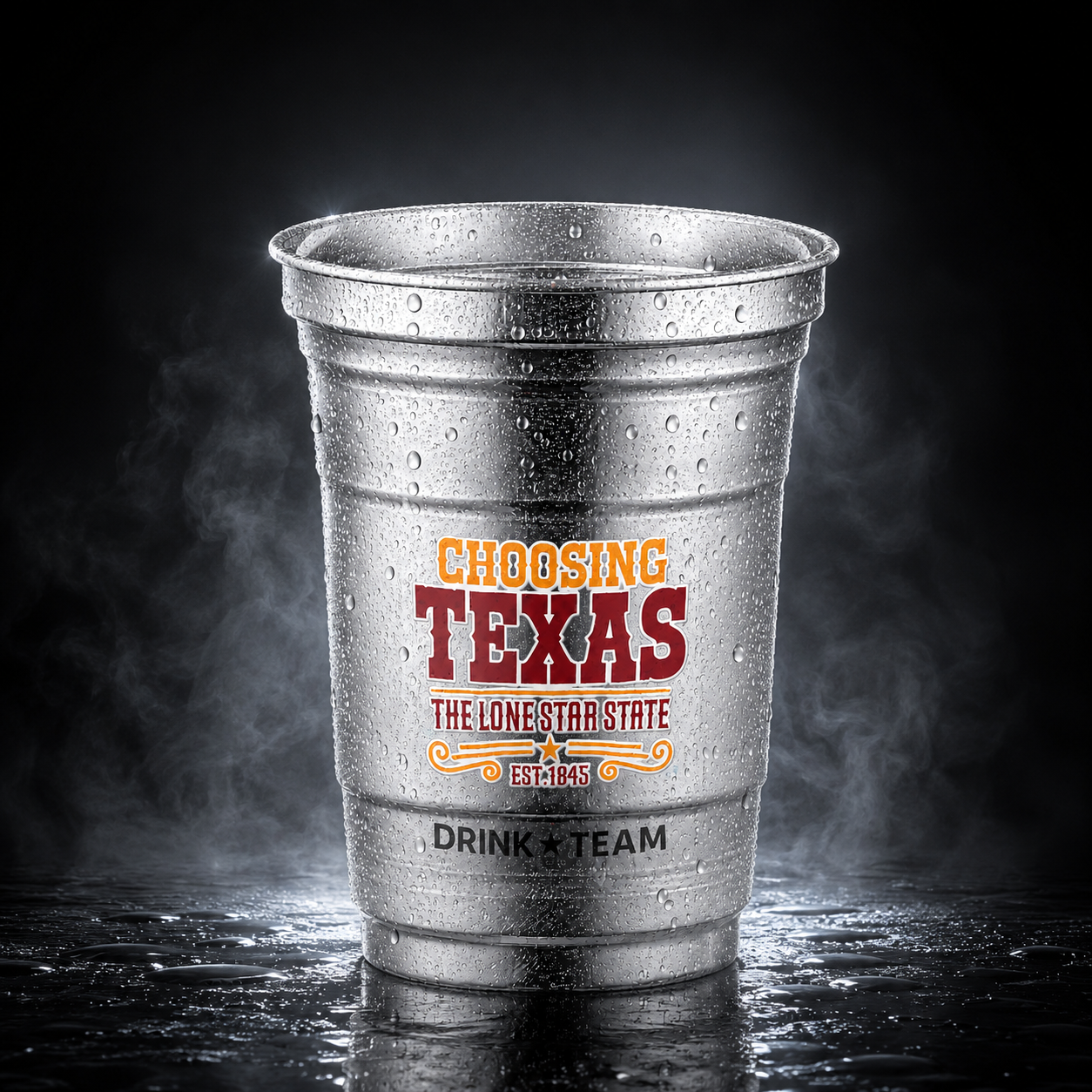 Aluminum Cup - Choosing Texas