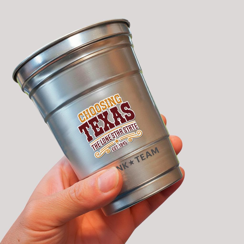 Aluminum Cup - Choosing Texas