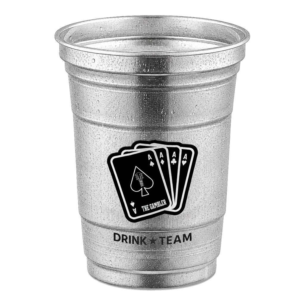 Aluminum Cup - The Gambler