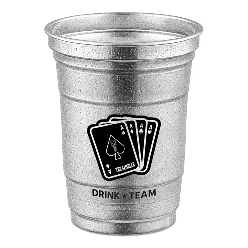 Aluminum Cup - The Gambler