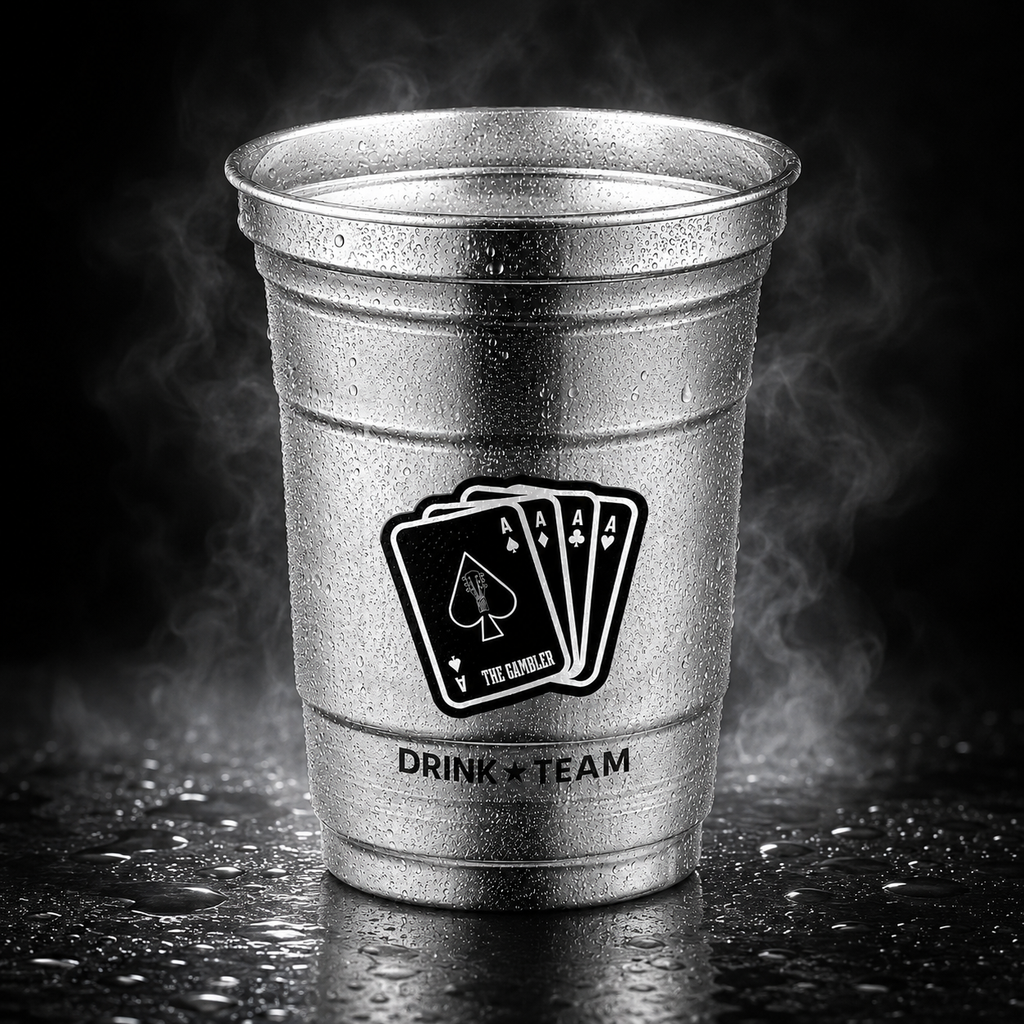 Aluminum Cup - The Gambler
