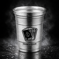 Aluminum Cup - The Gambler
