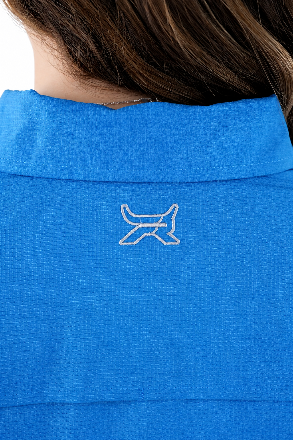 Camisa manga larga azul Dama KAL09