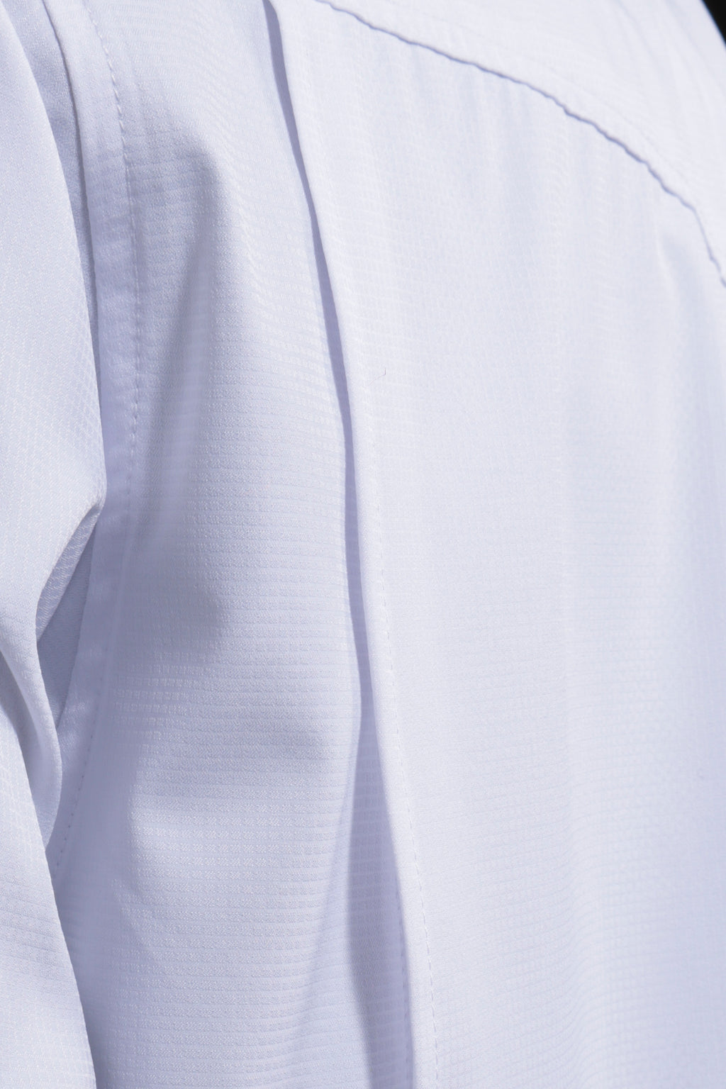 Camisa Vaquera manga larga Blanco KB02