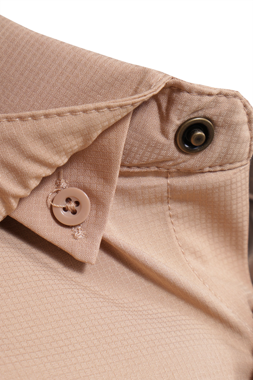Camisa Vaquera manga larga Khaki KB04