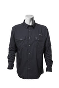 Camisa Vaquera manga larga Negro KB01