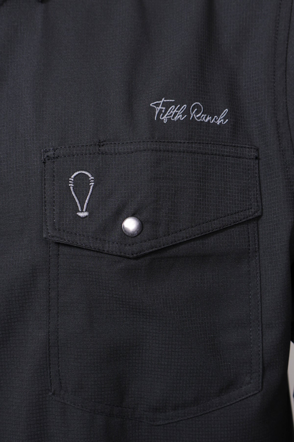 Camisa Vaquera manga larga Negro KB01