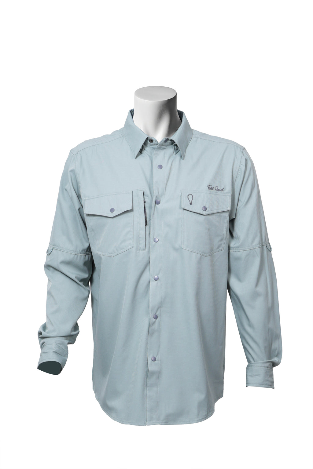 Camisa Vaquera manga larga Pistache KB05