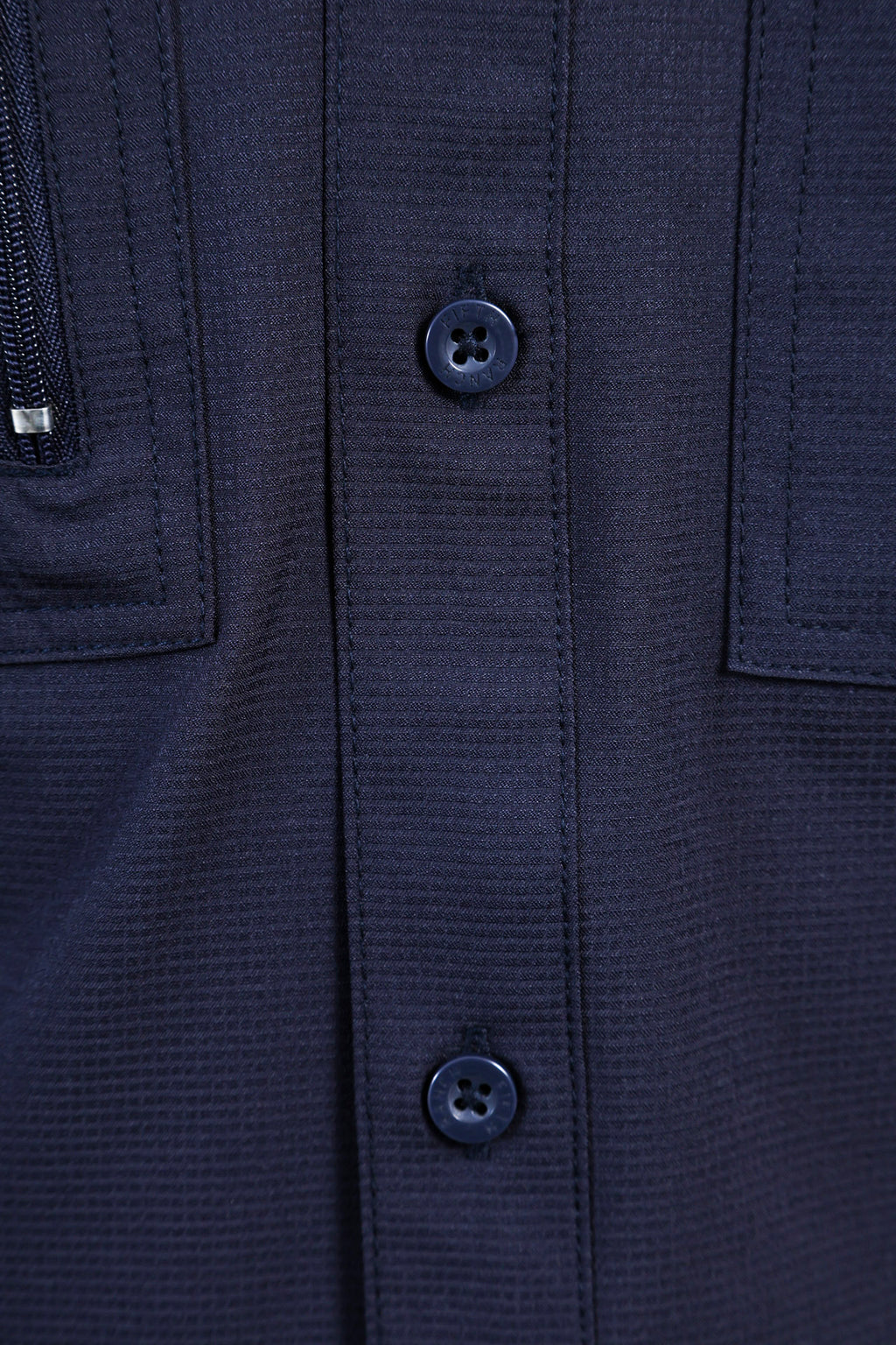 Camisa manga larga azul marino KAL01