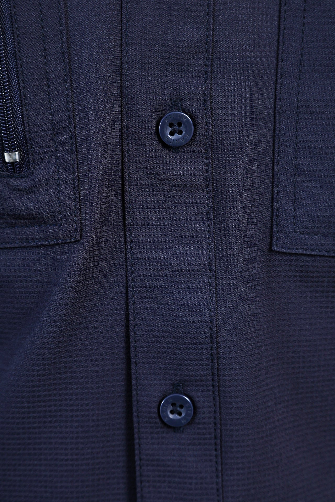 Camisa manga larga azul marino KAL01