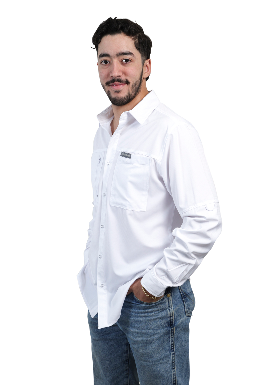 Camisa manga larga blanco KAL02