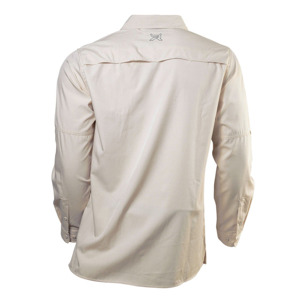 Camisa manga larga beige KAL04