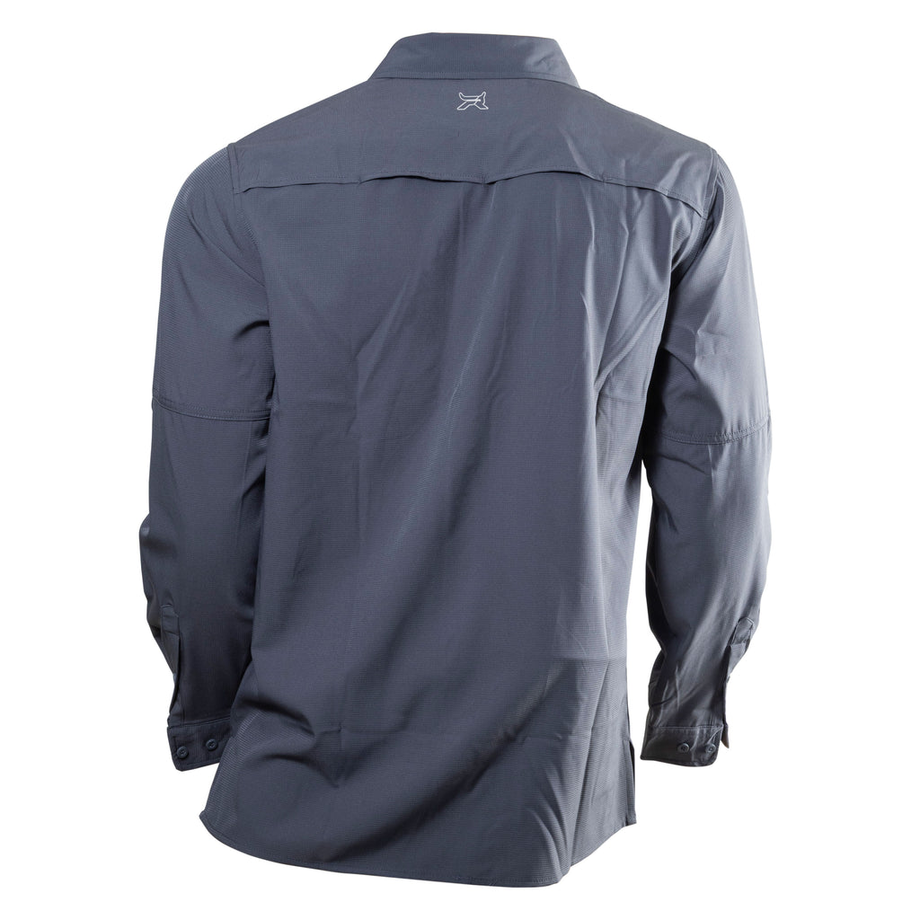 Camisa manga larga gris KAL05