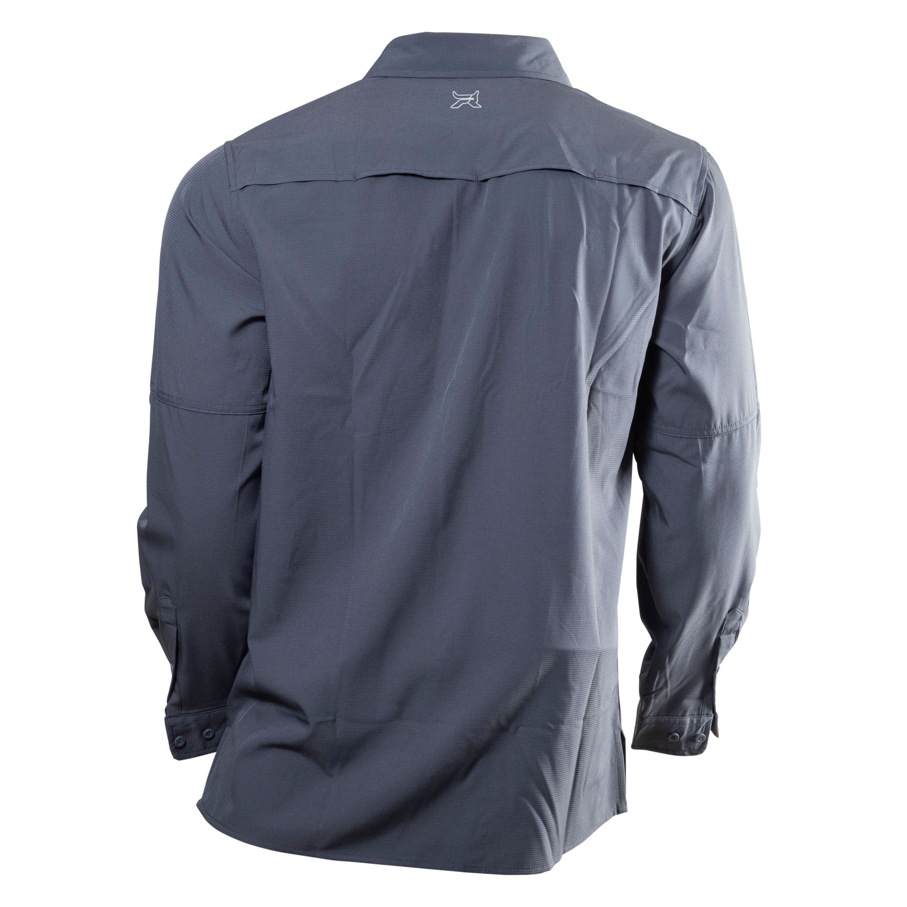 Camisa manga larga gris KAL05