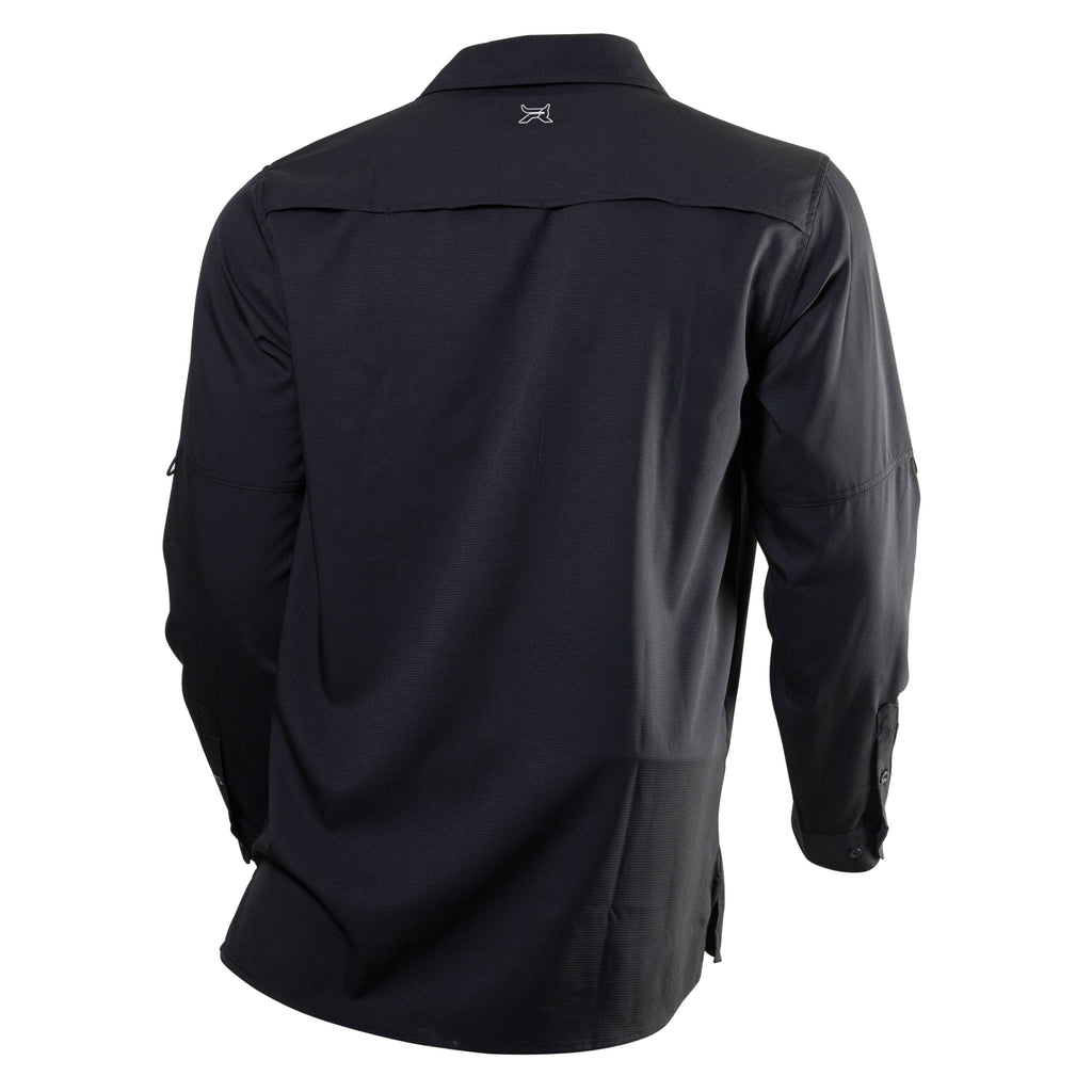 Camisa manga larga negro KAL06