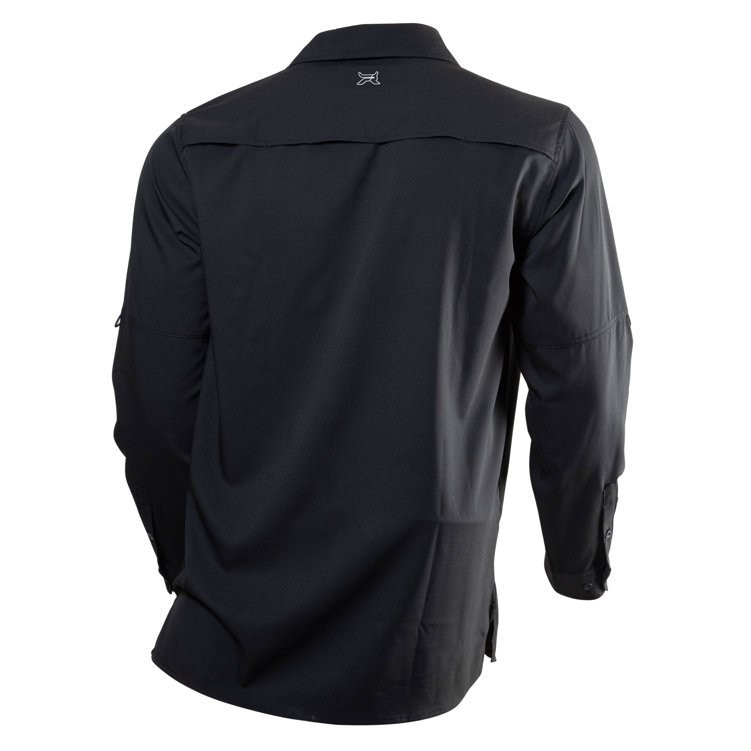 Camisa manga larga negro KAL06