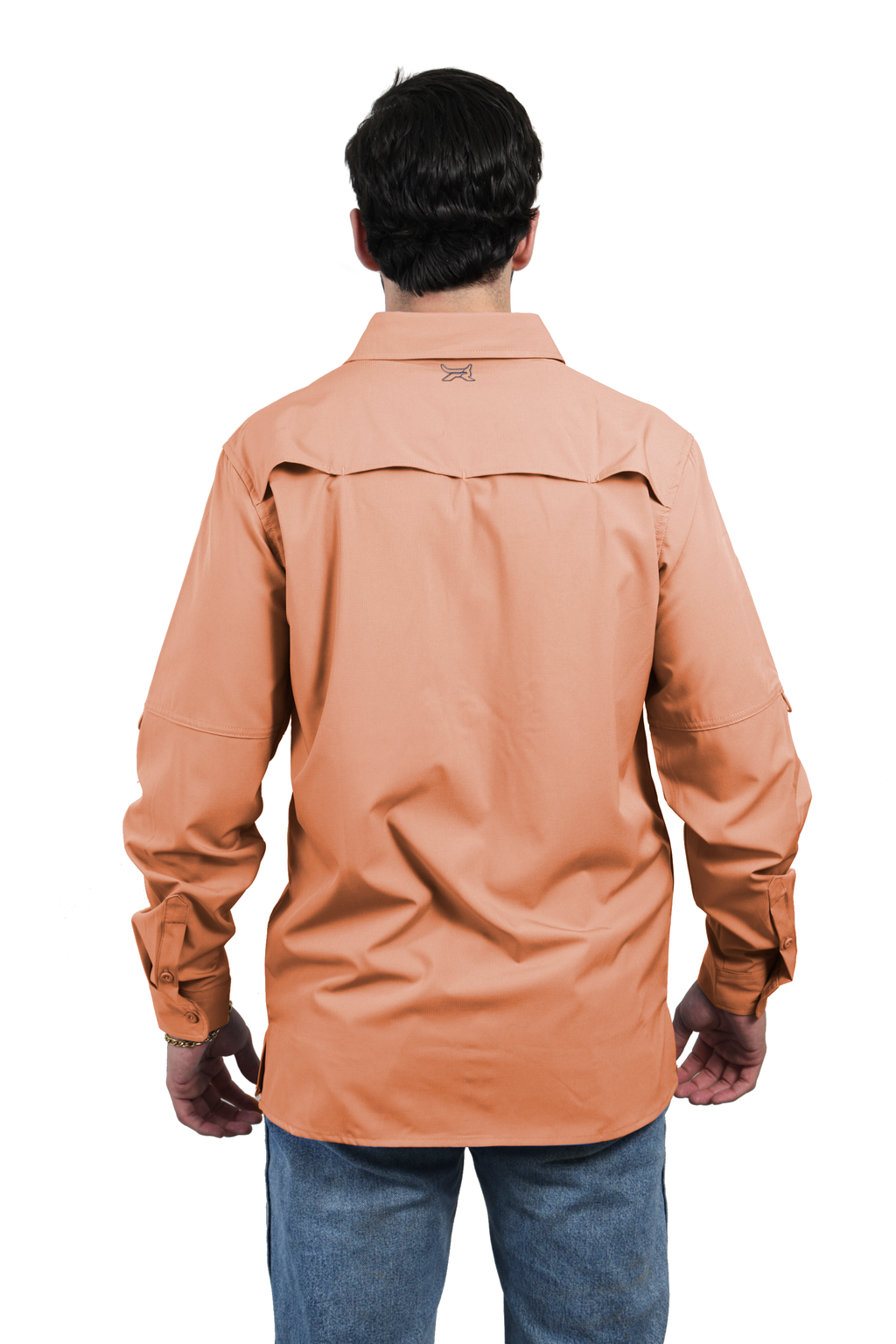Camisa manga larga naranja KAL07