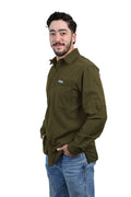 Camisa manga larga verde KAL08