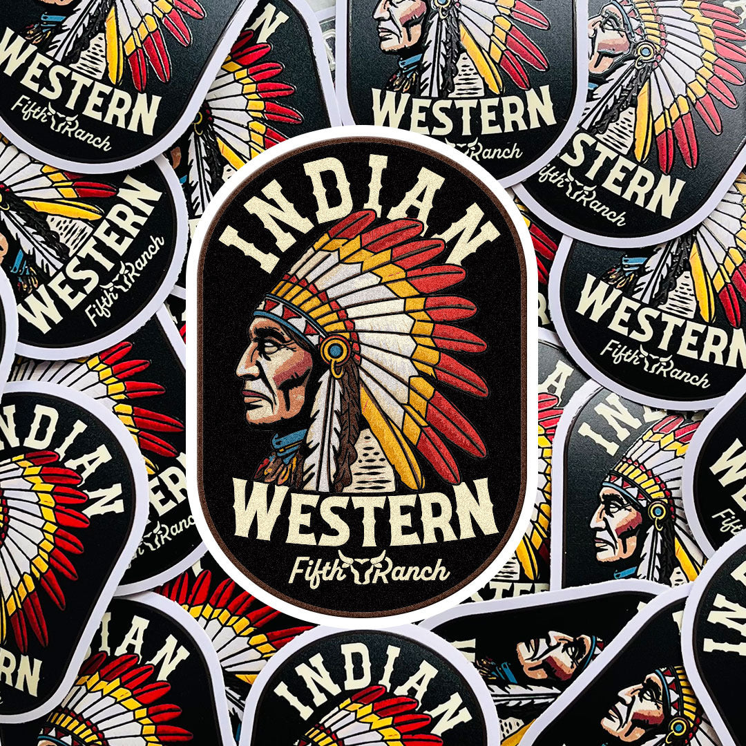 Sticker Indian Western